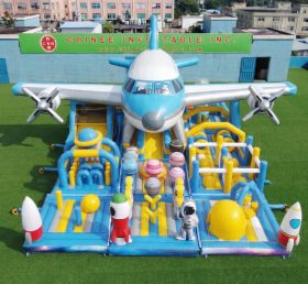 GF3-732 Airplane Theme Inflatable Playground