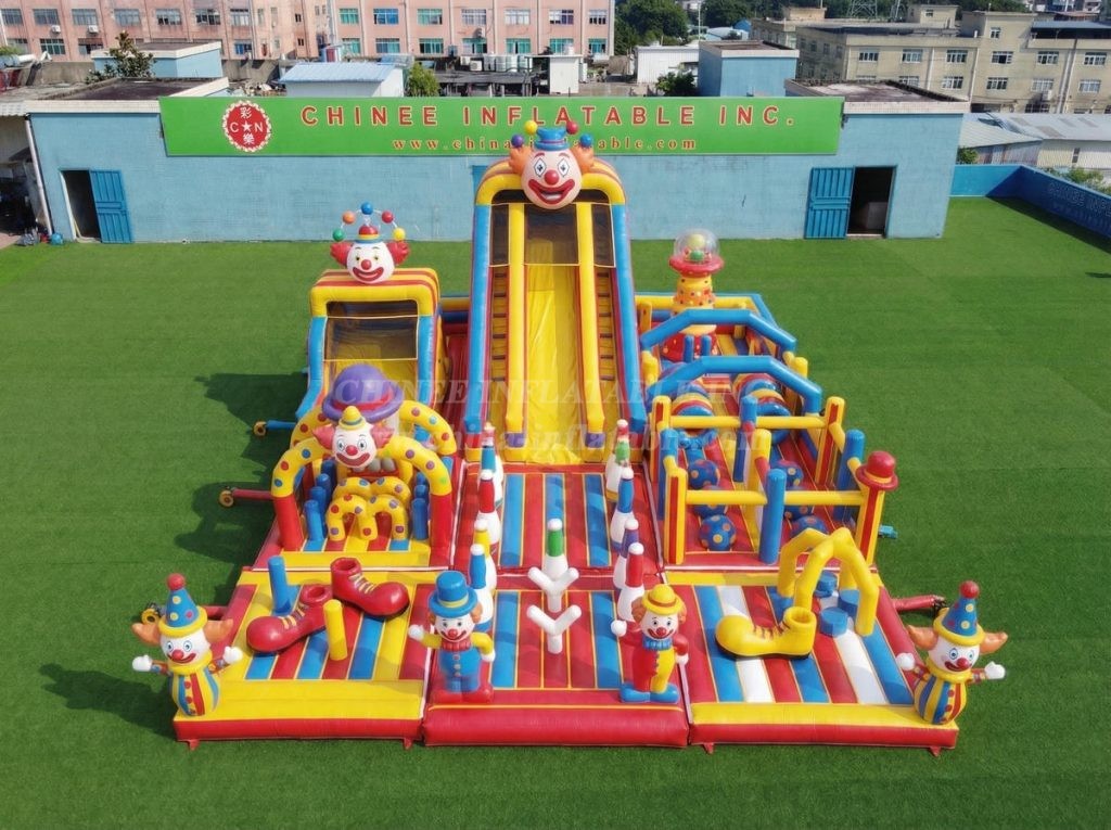 GF3-740 Clown Theme Inflatable Playground