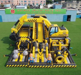GF3-744 Excavator Theme Inflatable Playground