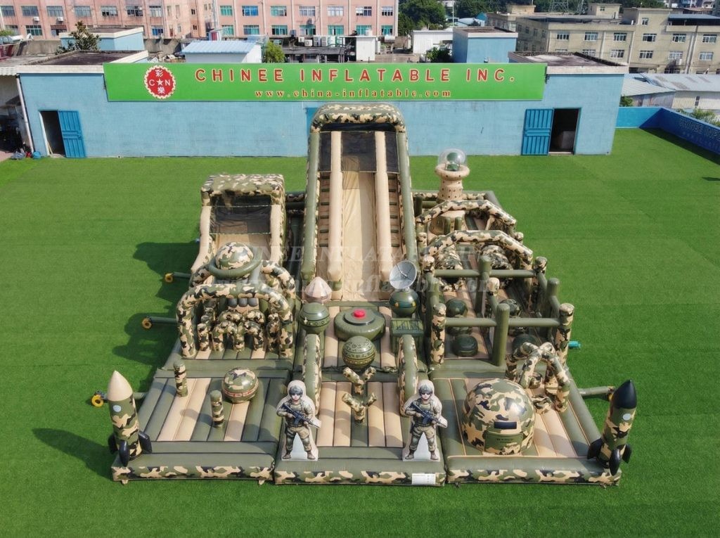 GF3-761 Military Style Theme Inflatable Playground