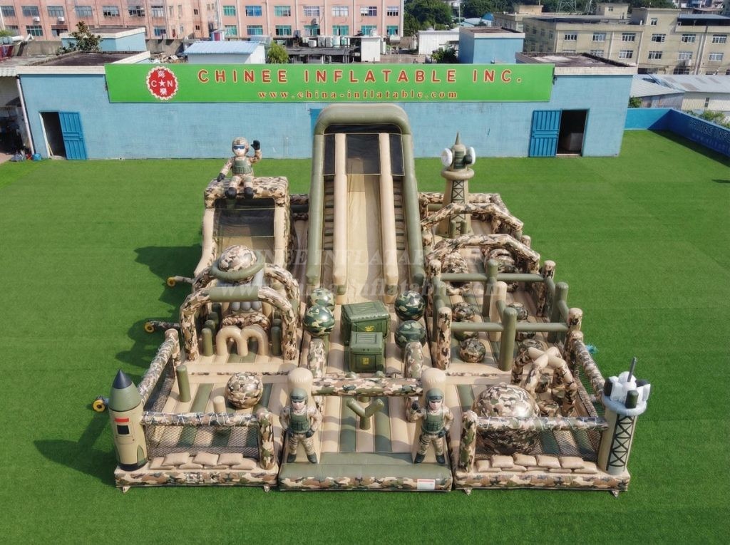 GF3-762 Military Style Theme Inflatable Playground