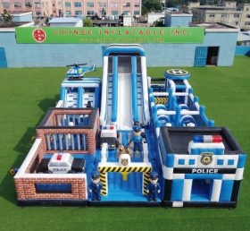 GF3-768 Police Station Theme Inflatable Playground