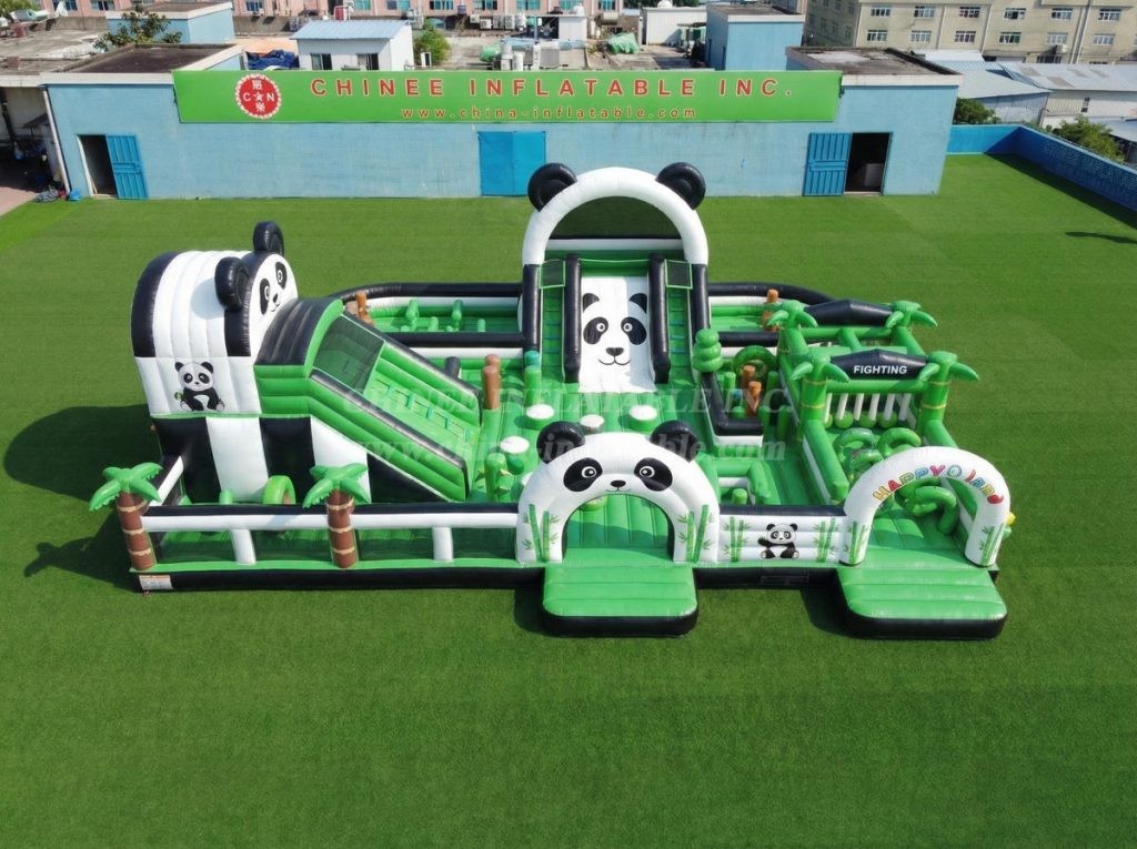 GF3-810 Panda Theme Inflatable Playground