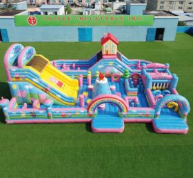 GF3-812 Peppa Pig Theme Inflatable Playground