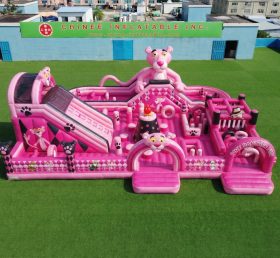 GF3-813 Pink Panther Theme Inflatable Playground
