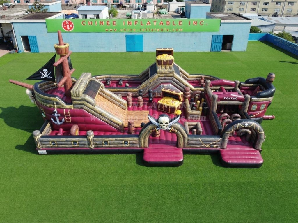 GF3-814 Pirates Theme Inflatable Playground