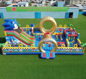 GF3-824 Sonic Theme Inflatable Playground