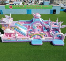 GF3-832 Unicorn Theme Inflatable Playground