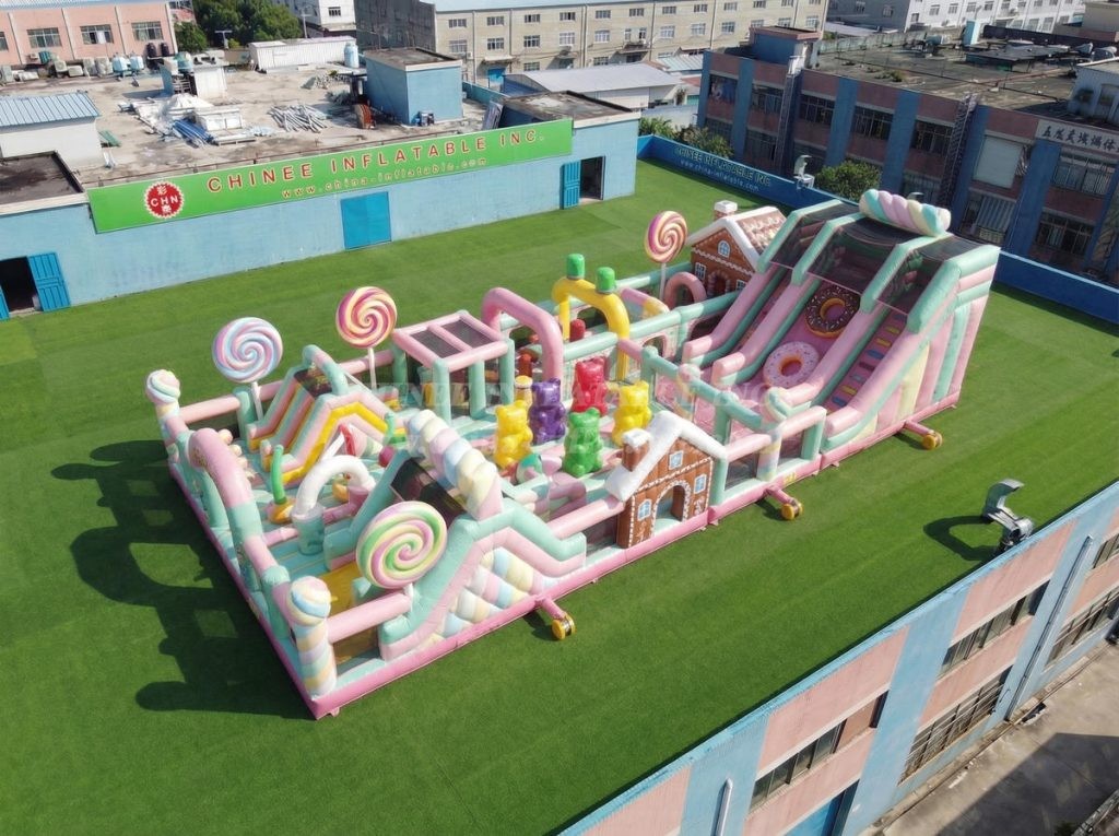 GF3-836 Candy Theme Inflatable Park