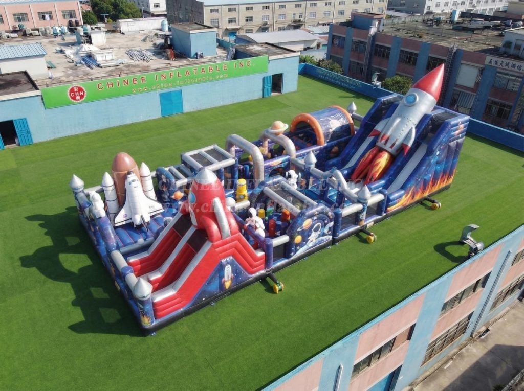 GF3-844 Rocket Theme Inflatable Park