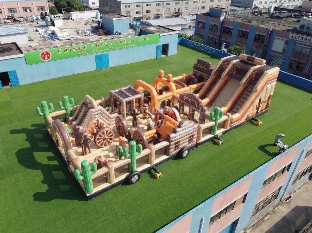GF3-847 Wild West Theme Inflatable Park