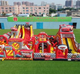 GF3-856 Cars Theme Inflatable Park