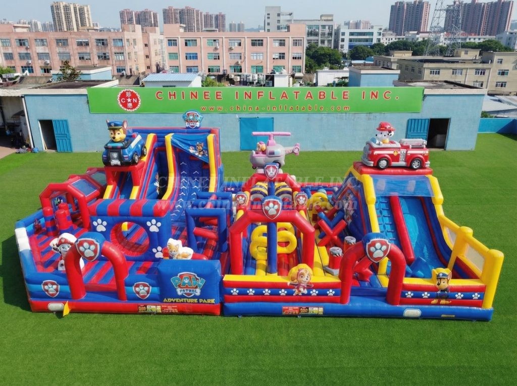 GF3-871 Paw Patrol Theme Inflatable Park