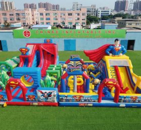 GF3-882 Superman Theme Inflatable Park