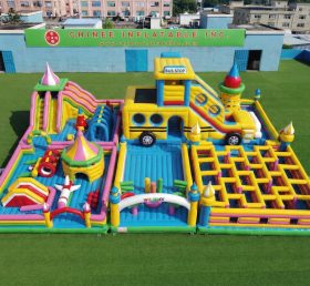GF3-895 Bus Theme Inflatable Park