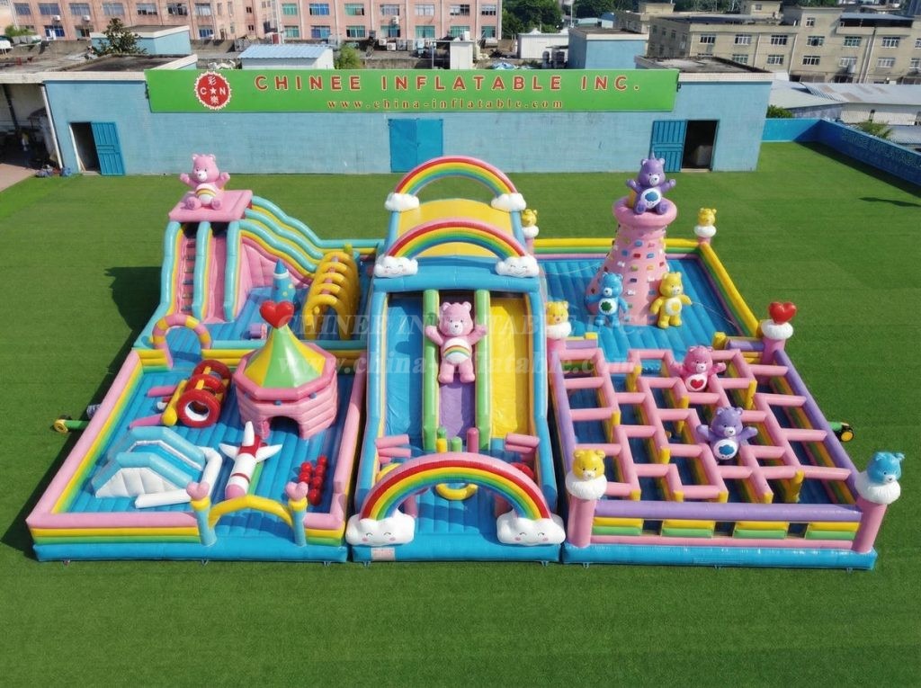 GF3-897 Care Bears Theme Inflatable Park