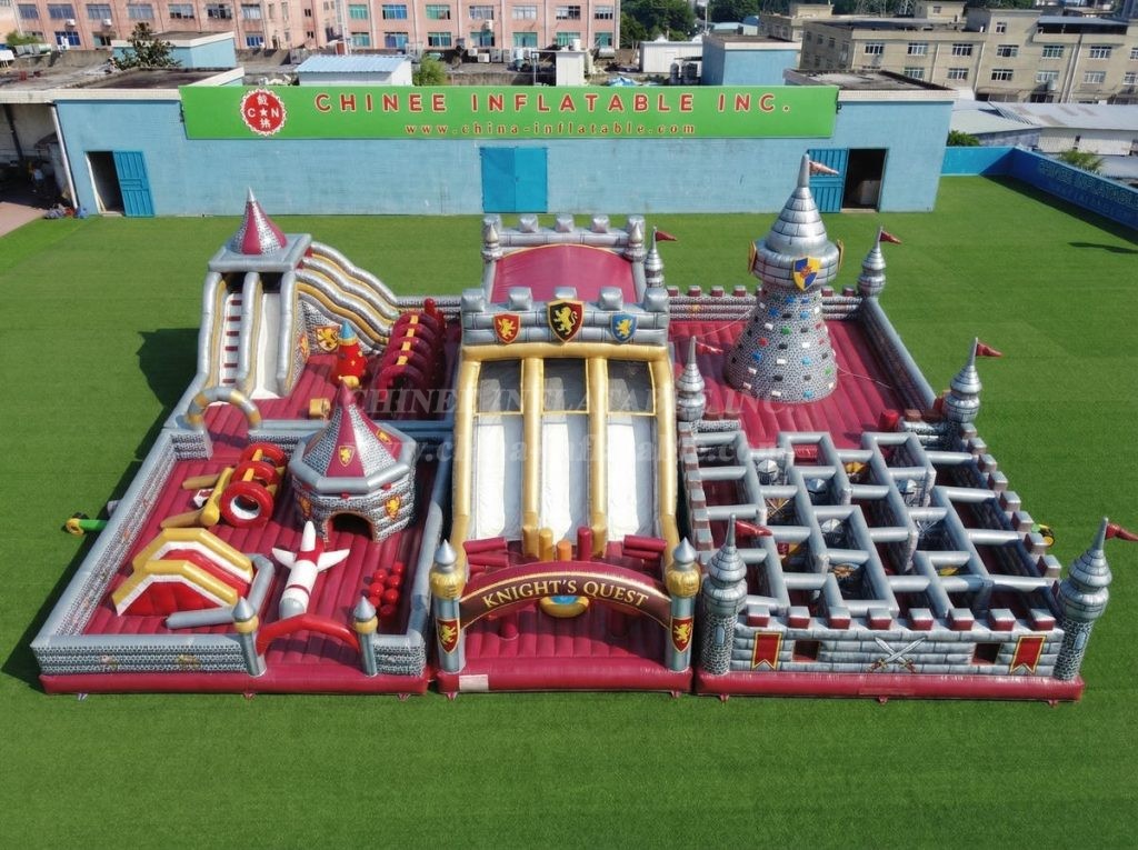 GF3-910 Knight Theme Inflatable Park
