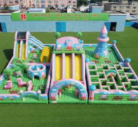 GF3-918 Peppa Pig Theme Inflatable Park