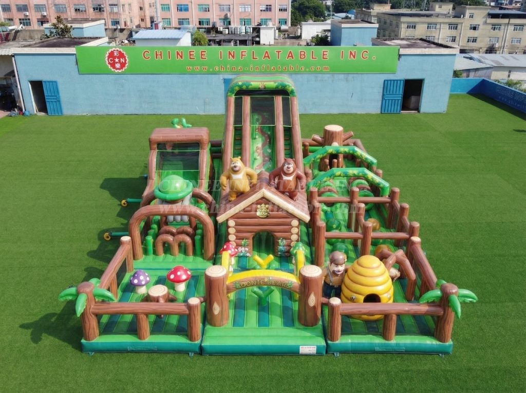 GF3-942 Boonie Bears Theme Inflatable Playground