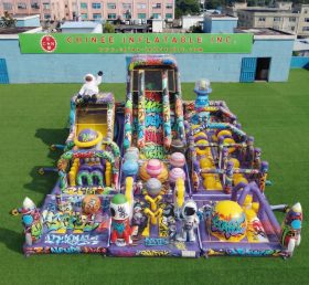 GF3-955 Graffiti Theme Inflatable Playground