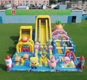 GF3-981 SpongeBob Theme Inflatable Playground