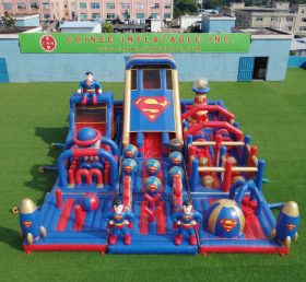 GF3-983 Superman Theme Inflatable Playground