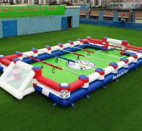 T11-952W Paraguay Theme Inflatable Human Soccer Field
