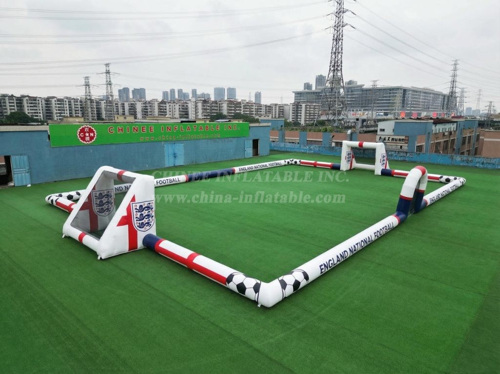 T11-926BGBE England Theme Large Inflatable Soccer Field