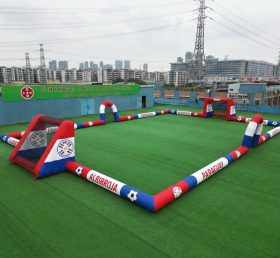 T11-926BPY Paraguay Theme Large Inflatable Soccer Field