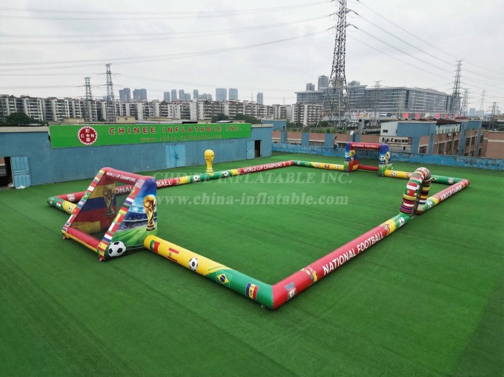 T11-926BWC World Cup Theme Large Inflatable Soccer Field