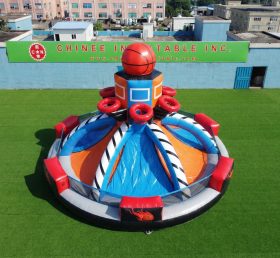 T11-7301 Custom Multi-Hoop Inflatable Basketball Game