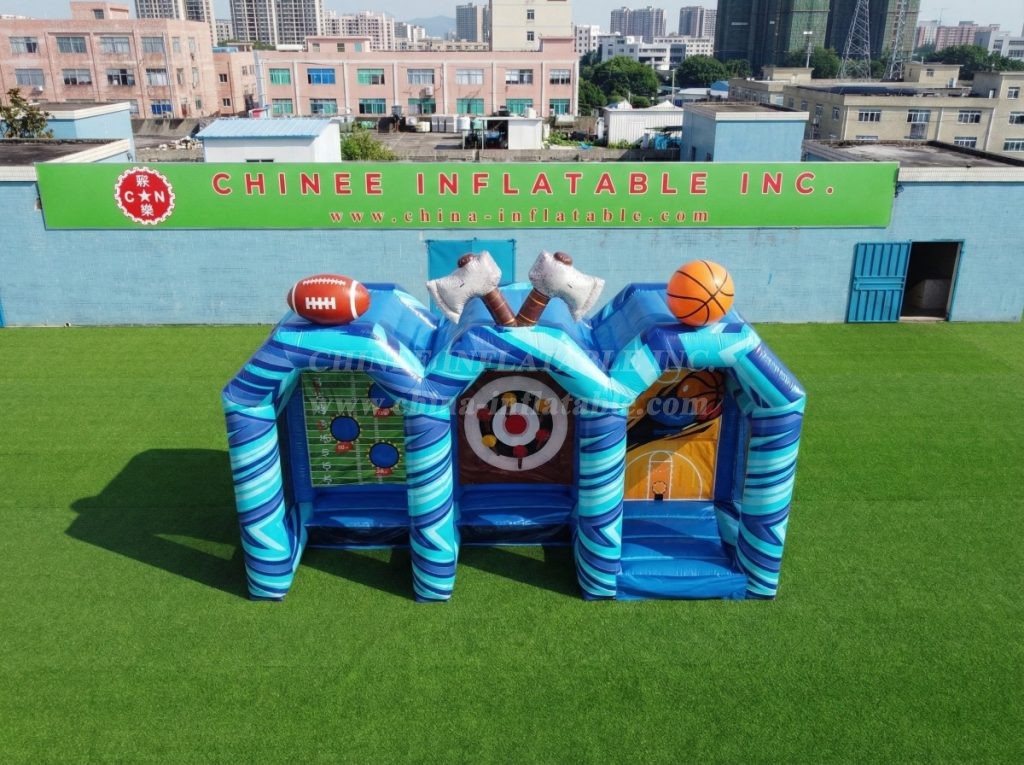 T11-7309 Commercial 3-in-1 Inflatable Sports Challenge