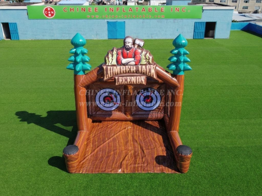 T11-7326  Lumberjack Legends Inflatable Axe Throwing Challenge