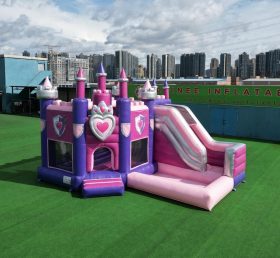 T2-8815 Nella Knight Theme Bouncy Castle with Slide & Pool