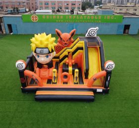 T2-8892 Naruto Theme Bouncy Castle With Slide