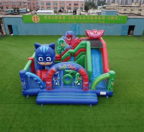 T2-8898 PJ Masks Theme Bouncy Castle With Slide