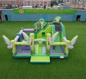 T2-8929 Tinker Bell Theme Bouncy Castle With Slide