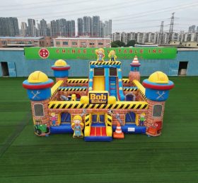 T5-3154 Bob The Builder Theme Inflatable Castle
