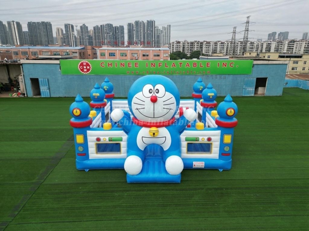 T5-3162 Doraemon Theme Inflatable Castle