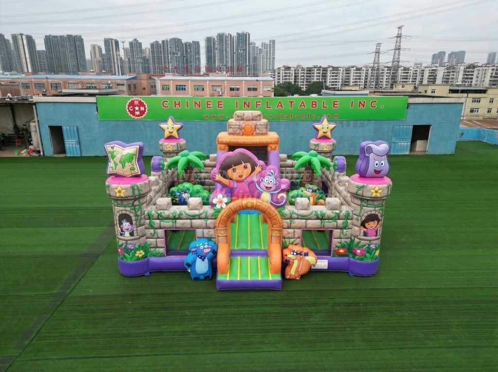 T5-3164 Dora Theme Inflatable Castle