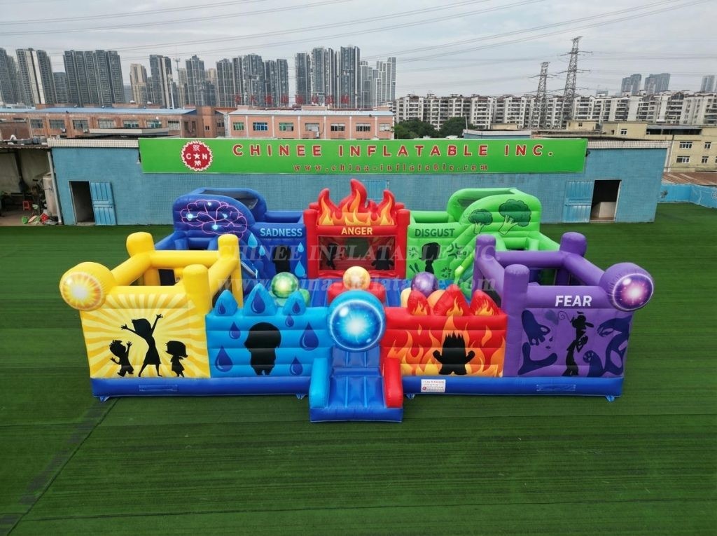 T5-3171 Inside Out Theme Inflatable Castle
