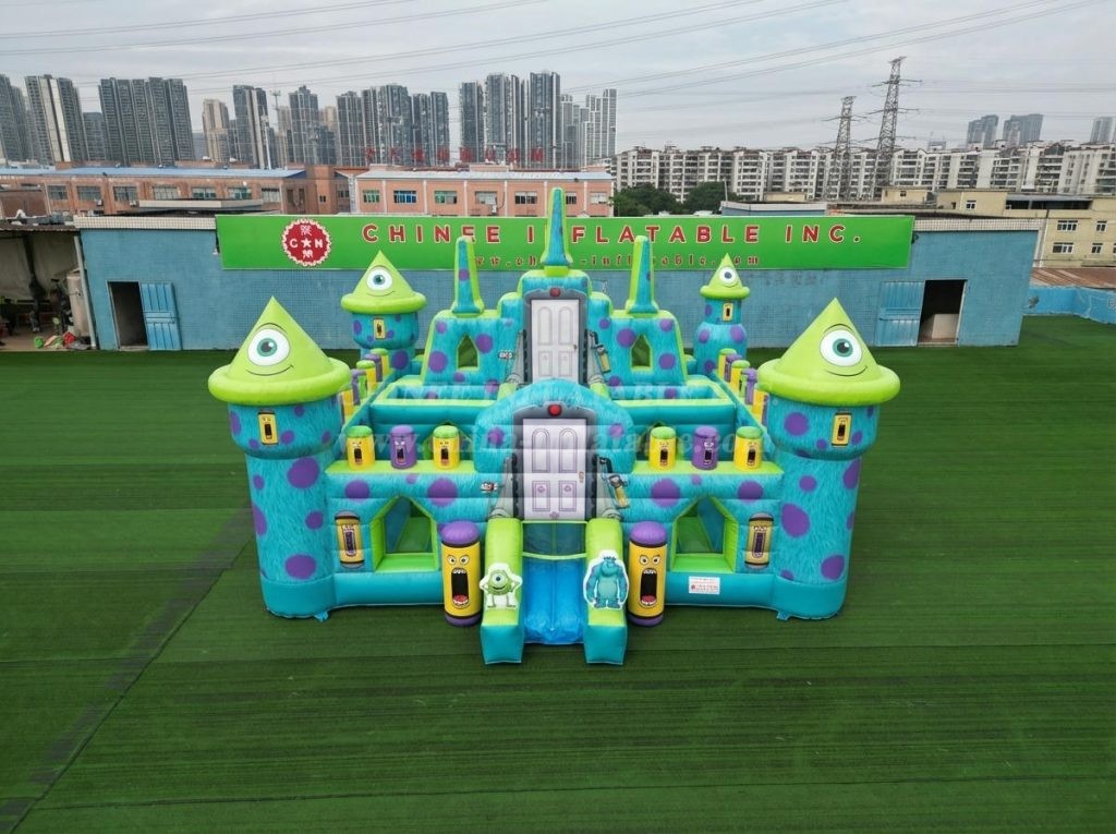 T5-3183 Monsters Inc Theme Inflatable Castle
