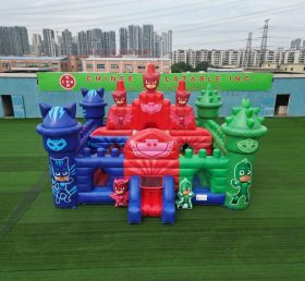 T5-3195 PJ Masks Theme Inflatable Castle