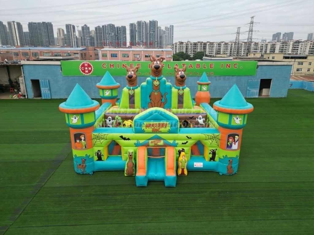 T5-3202 Scooby-Doo Theme Inflatable Castle