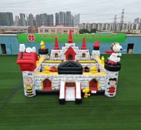 T5-3206 Snoopy Theme Inflatable Castle