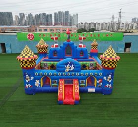 T5-3207 Sonic Theme Inflatable Castle