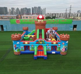T5-3213 Super Mario Theme Inflatable Castle