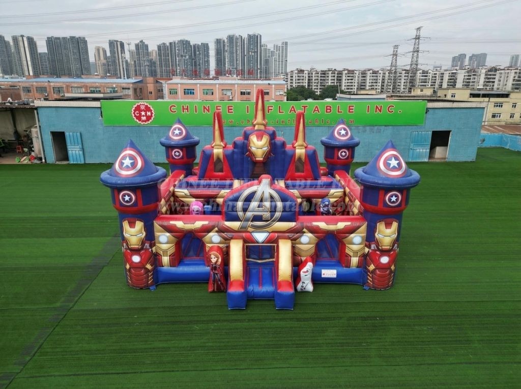 T5-3216 The Avengers Theme Inflatable Castle