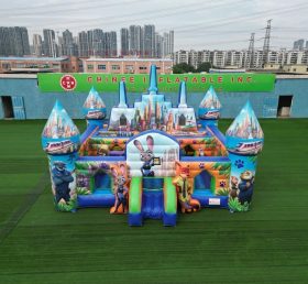 T5-3231 Zootopia Theme Inflatable Castle