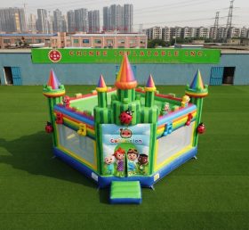 T5-3246 Cocomelon Theme Inflatable Castle